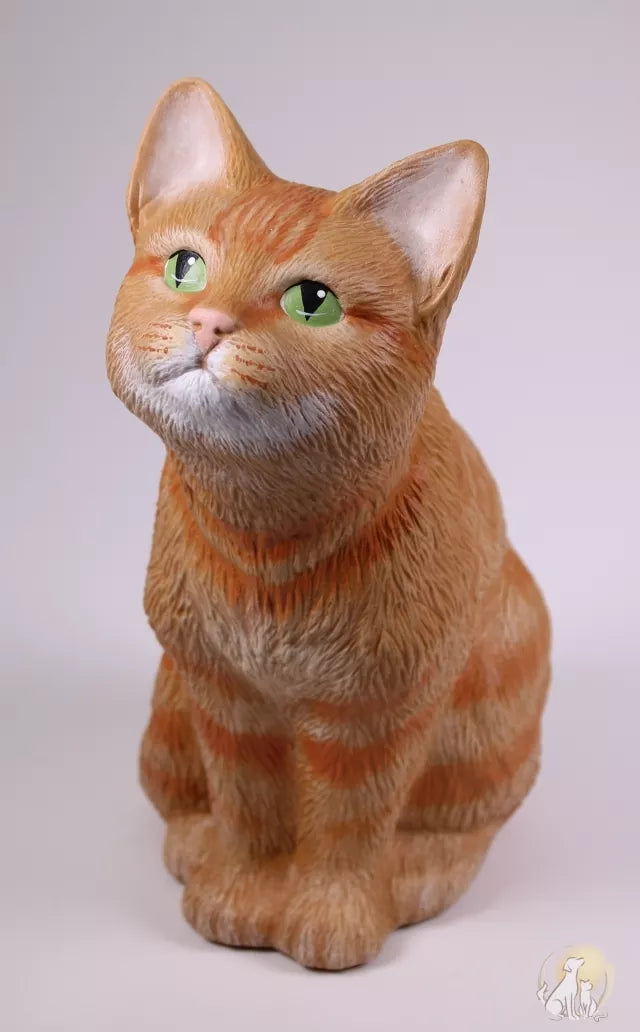 Katze nach Fotovorlage Ansicht seitlich