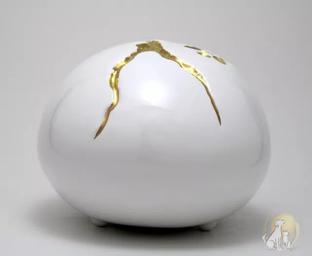 Kintsugi weiß Seitenansicht 4