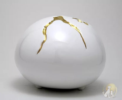 Kintsugi weiß Seitenansicht 4