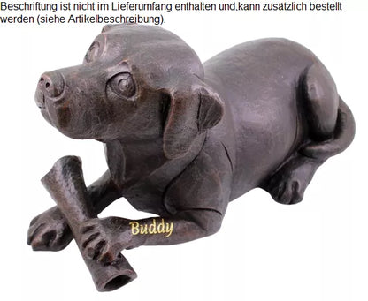 Beispiel einer Folienbeschriftung Glitzer-Schatteneffekt goldfarben, Schatten schwarz