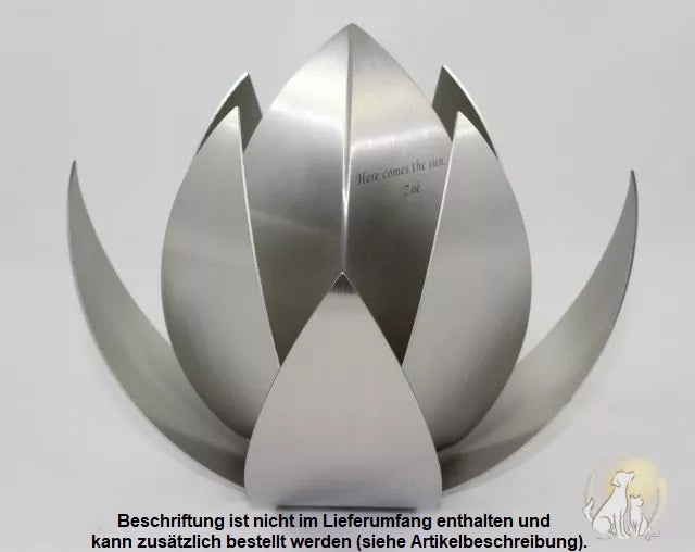 Beispiel einer Gravur mit Namen und Spruch