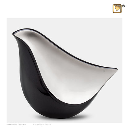Love Bird 1,5 Liter schwarz/silberfarben