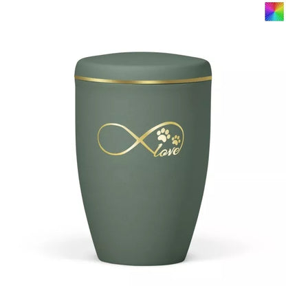 Tierurne Love Unendlich olivegrün 2,0 Liter