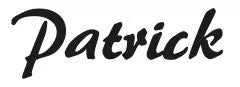 Schriftart Patrick