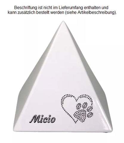 Beispiel Folienbeschriftung Glitzer-Schatteneffekt silberfarben, Schatten schwarz