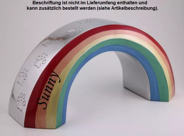 Beispiel einer Folienbeschriftung mit Namen auf Ausführung 1,3 Liter (Schrift Blacky, schwarz)