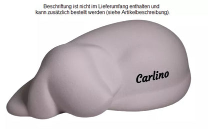 Beispiel einer Folienbeschriftung in schwarz