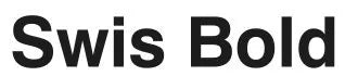 Schriftart Swis Bold