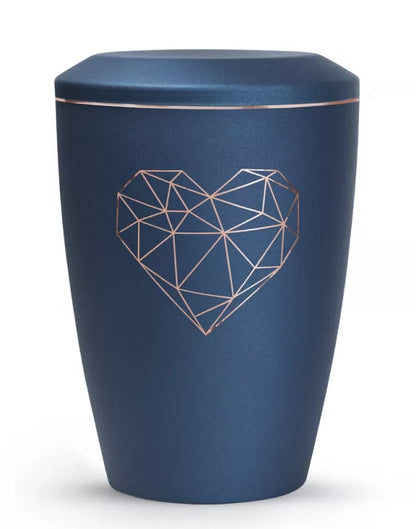 Tierurne Edition Karat navy Motiv Herz