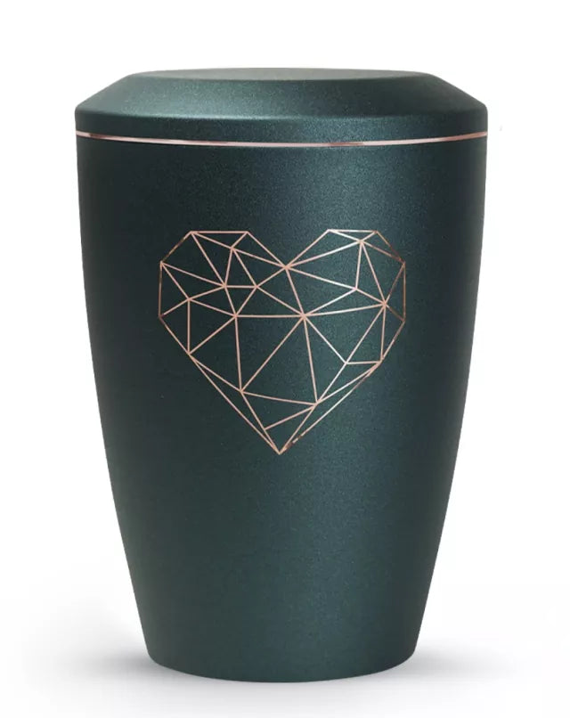 Tierurne Edition Karat petrol Motiv Herz