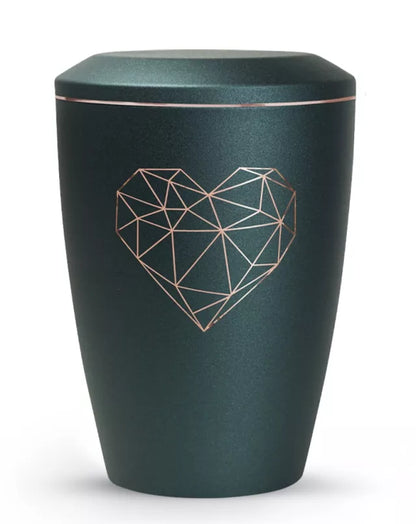 Tierurne Edition Karat petrol Motiv Herz
