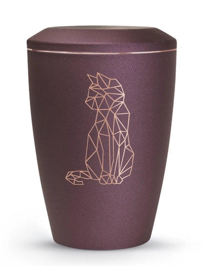 Tierurne Edition Karat Katze berry