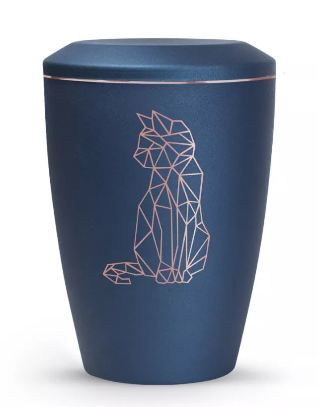 Tierurne Edition Karat Katze navy