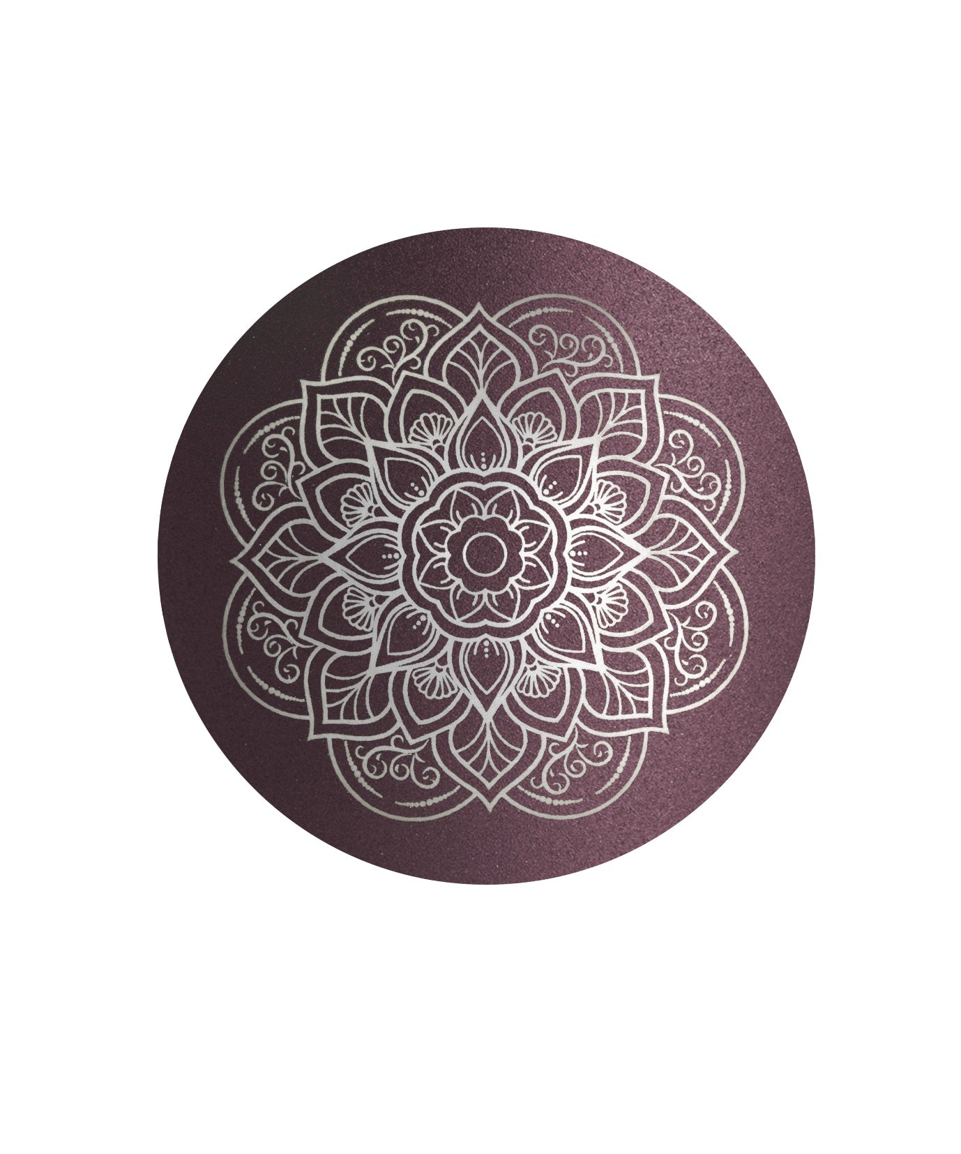 Tierurne Mandala berry, Deckelansicht ohne Kristalle