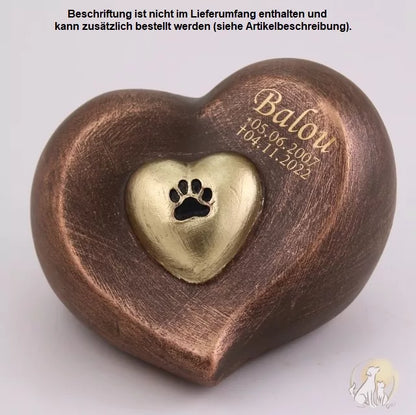 Beispiel Folienbeschriftung Name und Lebensdaten goldfarben, Schrift B
