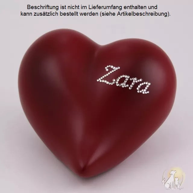 Herzurne rot, Beispiel Strassbeschriftung Name