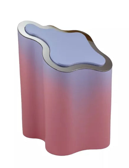 Tierurne Himmelswoge in rosa-blau, Ansicht von vorne
