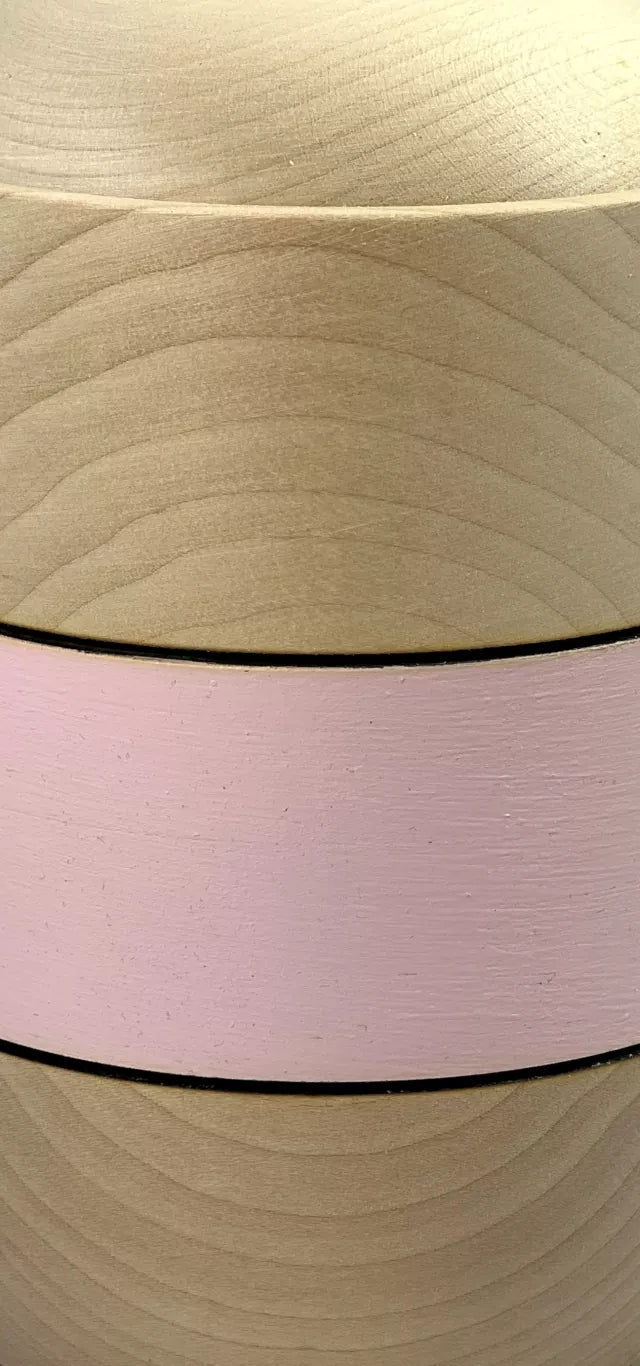 Tierurne Holz Farbmuster rosa