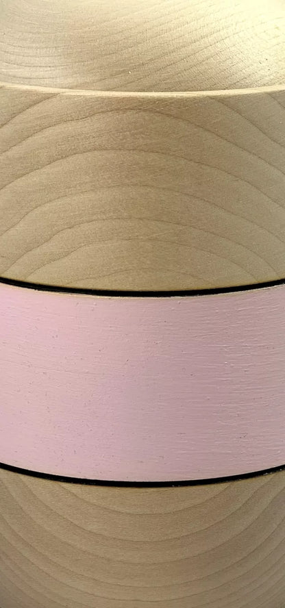 Tierurne Holz Farbmuster rosa