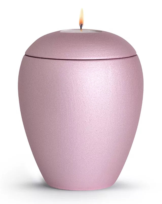 Tierurne Verona rosé mit Gedenklicht