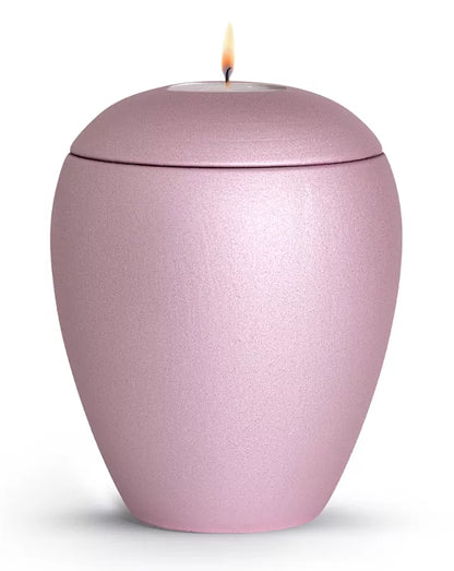Tierurne Verona rosé mit Gedenklicht