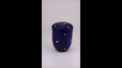 Produktvideo Tierurne Mond und Sterne blau 0,5 Liter