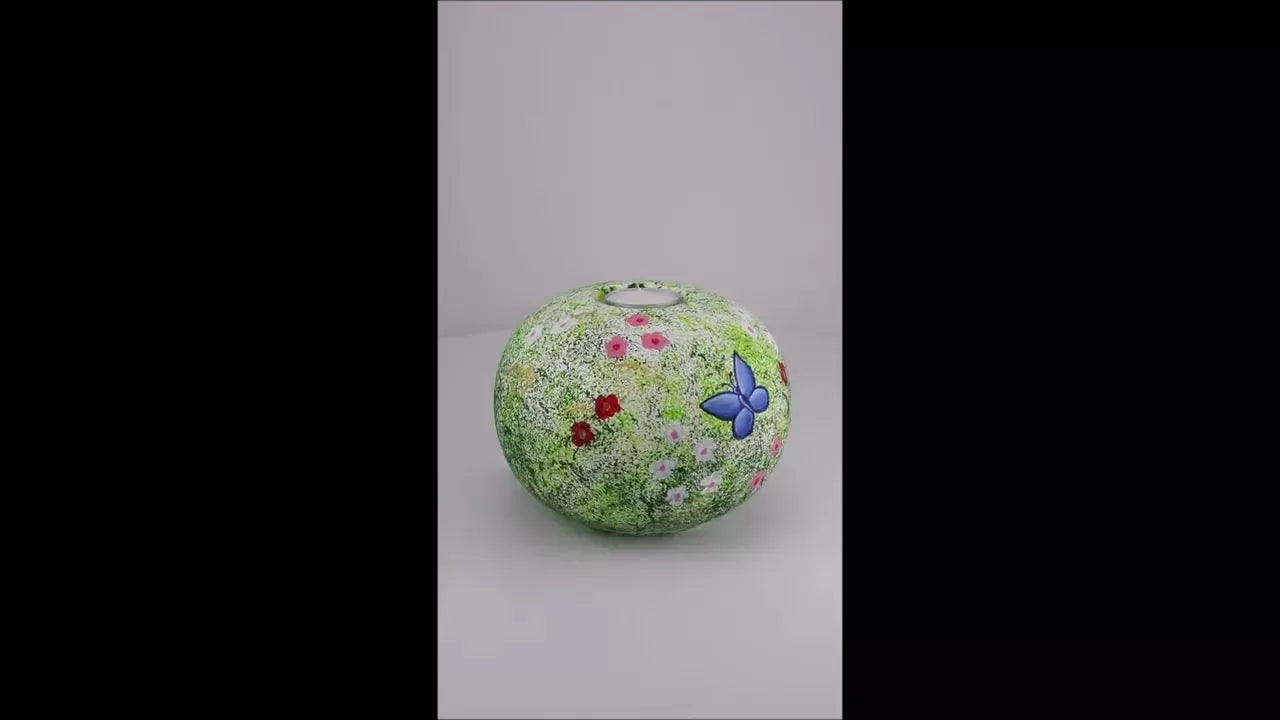 Produktvideo Tierurne Kugel Motiv Blumenwiese 1,0 Liter