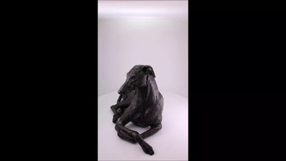 Produktvideo Kunstharzurne Greyhound Windhund
