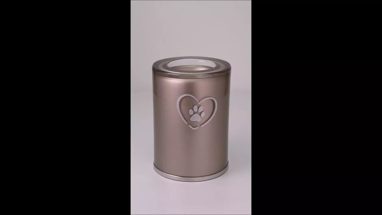Produktvideo Tierurne aus Glas champagner 0,4 Liter