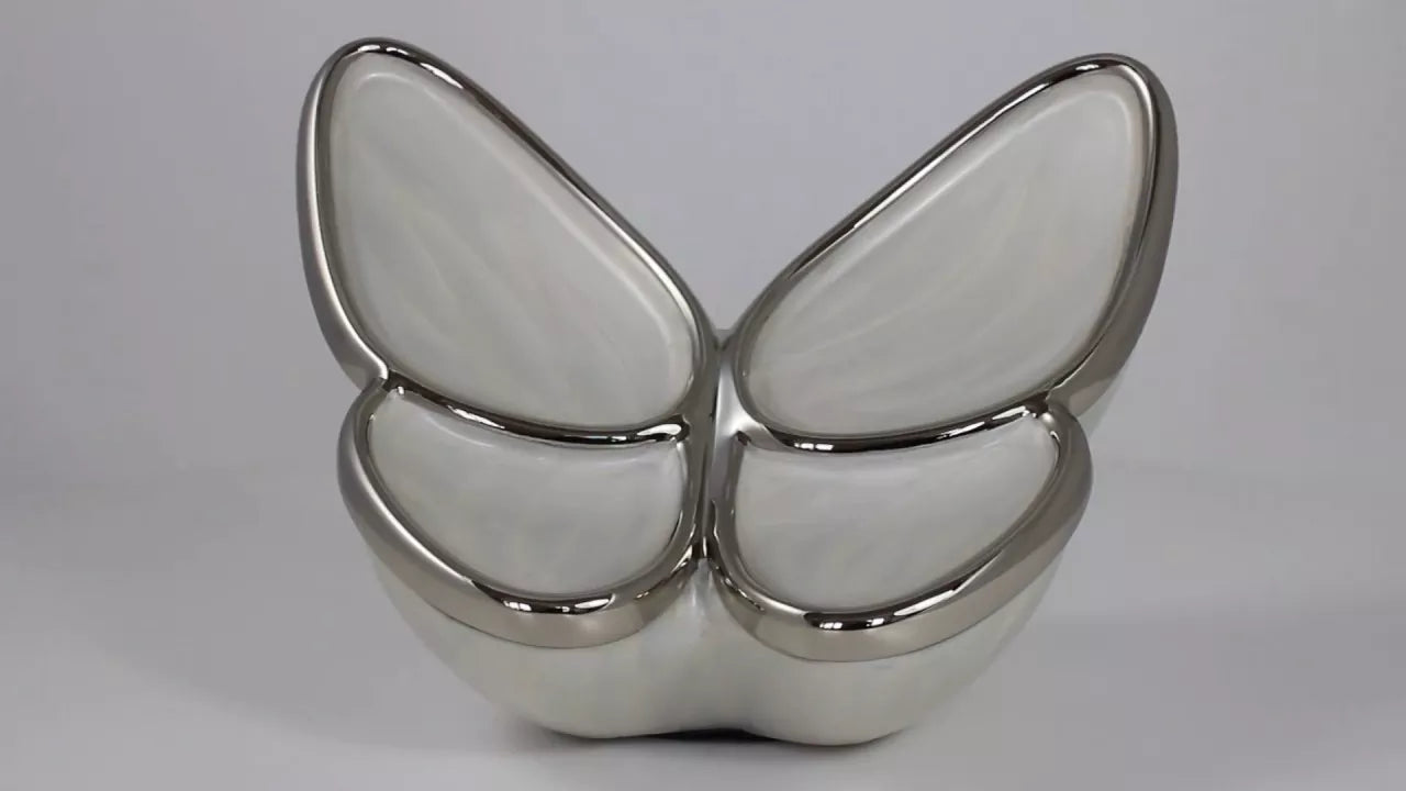 Produktvideo Urne Schmetterling Butterfly, 0,4 Liter, weiß