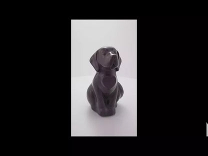 Produktvideo Urne in Hundeform Farbe schwarz