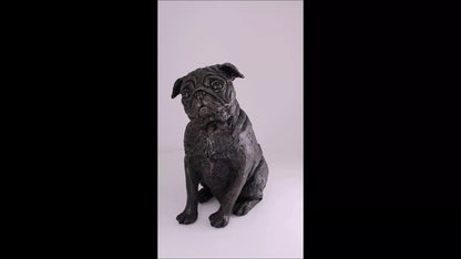 Produktvideo Kunstharz-Tierurne Mops