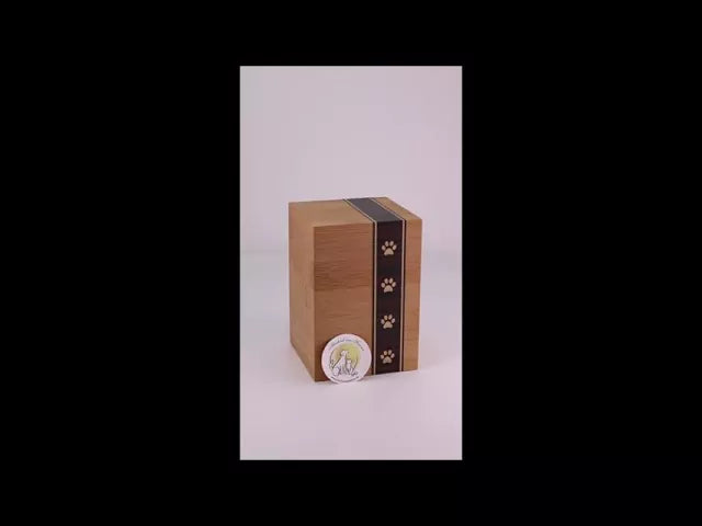 Produktvideo Holzurne QUBUS Bambus 0,5 Liter