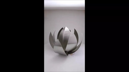 Produktvideo Designer-Tierurne Edelstahl Lotus, 1,9 Liter
