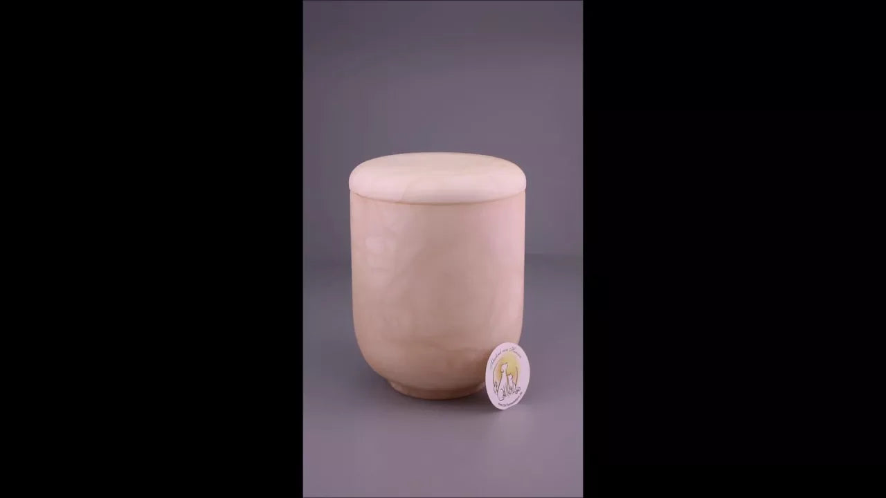Produktvideo Tierurne Alabaster terra 0,5 Liter