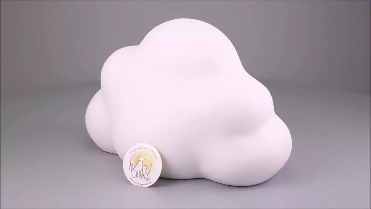 Produktvideo Tierurne Wolke 1,0 Liter weiß