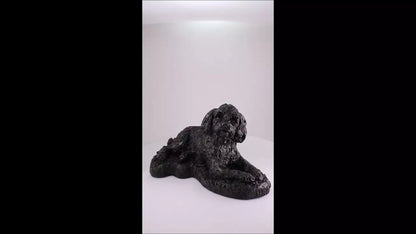 Produktvideo Kunstharzurne Cockapoo-Skulptur