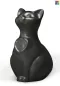 Preview: Katzenurne schwarz glasiert