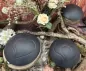 Preview: Tierurne Diskus Doppelherz grau-schwarz alle Größen Preview: Tierurne Diskus Doppelherz grau-schwarz alle Größen