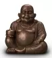Preview: Künstlerurne Keramik Buddha 3,5 Liter mit Gedenklichteinsatz