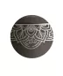 Preview: Tierurne Mandala schwarz, Detailansicht Mandala-Motiv