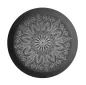 Preview: Deckel schwarz Mandala Blume