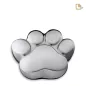 Preview: Tierurne Pfote Metall silberfarben Preview: Tierurne Pfote Metall silberfarben