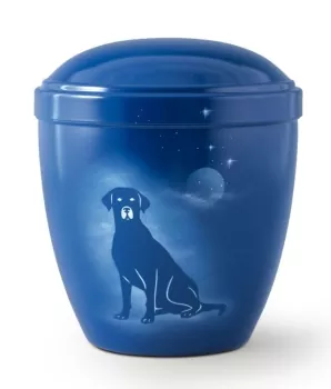 Airbrush Tierurne Hund unter Mond, 1,5 Liter