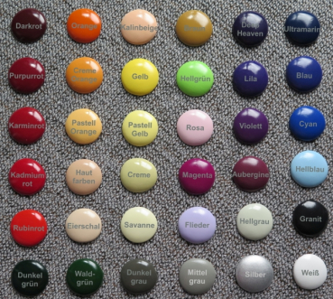 Preview: Tierurne Pfote Farbübersicht