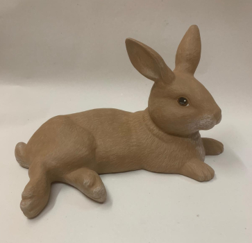 Preview: Tierurne Kaninchen dunkelbraun