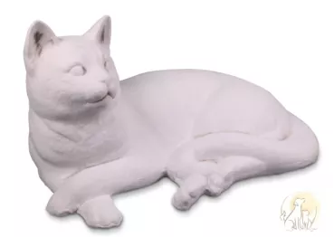 Tierurne Katze aus Steinguss, 0,4 Liter