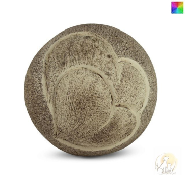 Preview: Tierurne Kugel 2 Herzen, versch. Farben und Größen