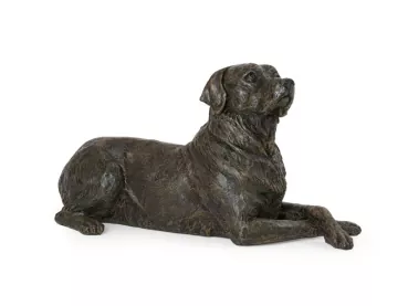 Kunstharzurne Labrador-Skulptur