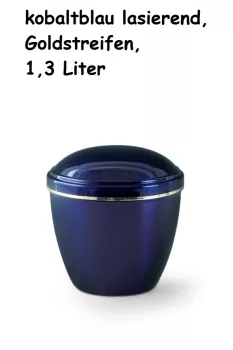Kupferurne kobaltblau lasierend, 1,3 Liter